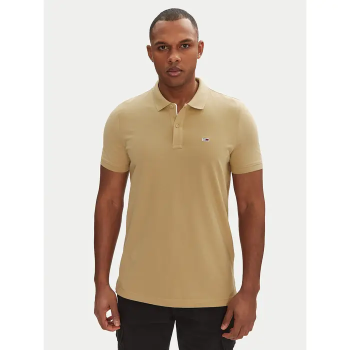 Polo DM0DM20676 Beige Slim Fit