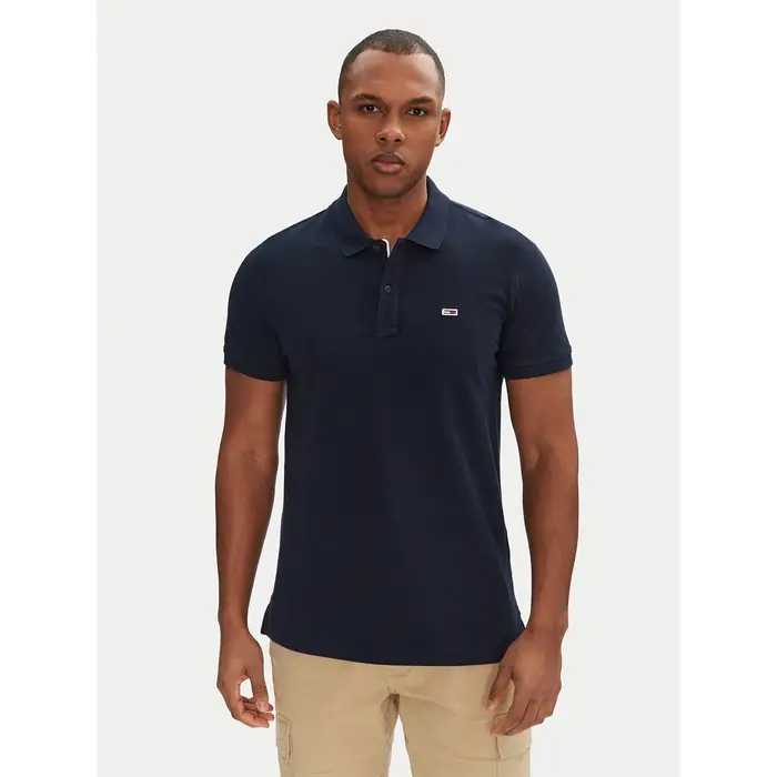 Polo DM0DM20676 Blu scuro Slim Fit
