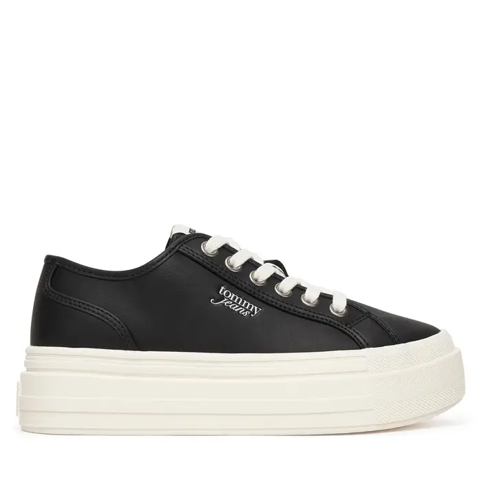 Tommy Jeans Sneakers Tjw Flatform Sneaker Ltr EN0EN02964 Nero