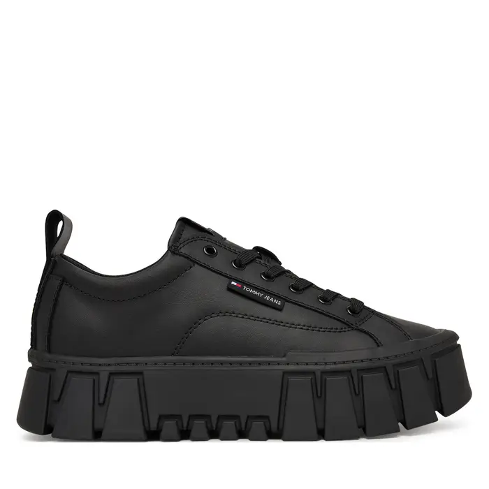 Tommy Jeans Sneakers Tjw Vulc Flatform Leather EN0EN03008 Nero