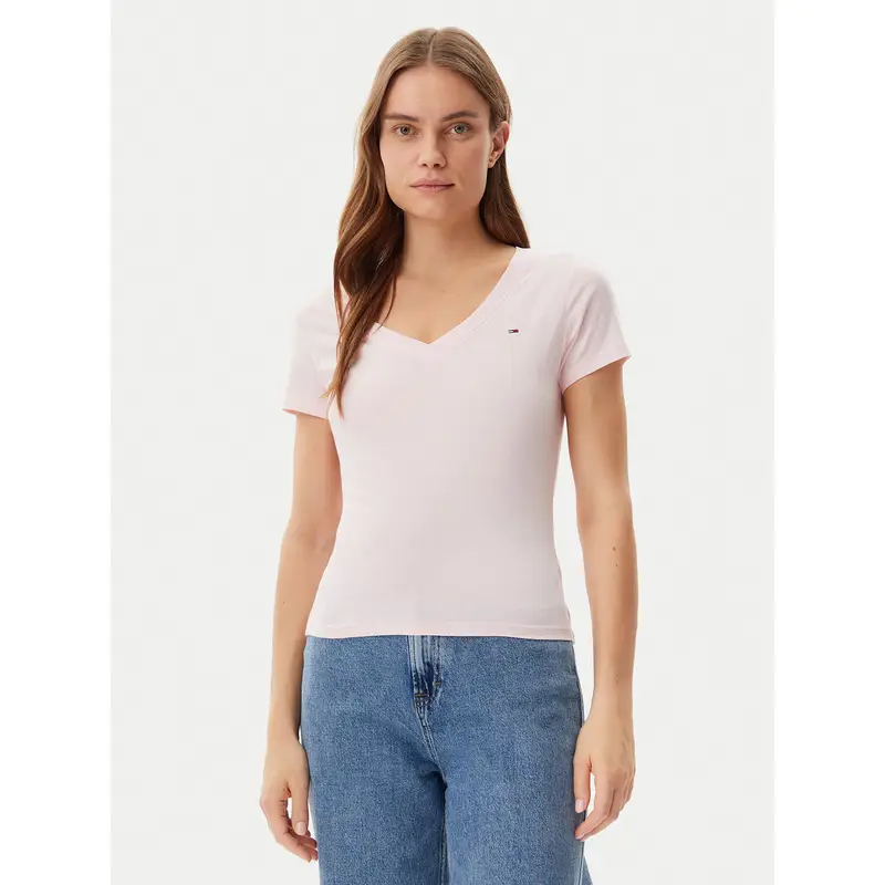 Tommy Jeans T-shirt Rosa 4291639