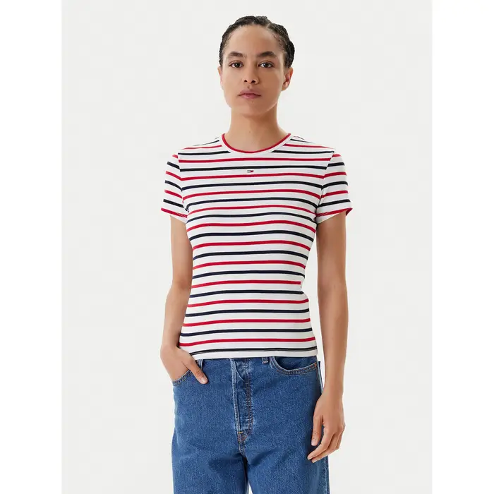 T-shirt Essential DW0DW17383 Multicolore Slim Fit