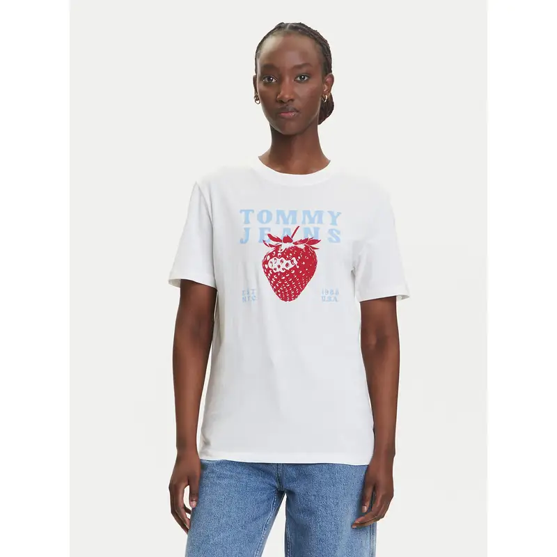 Tommy Jeans T-shirt Bianco 3962202