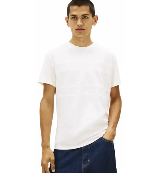 Tonal Flag - T-shirt - uomo White