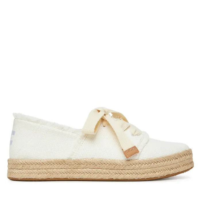 Toms Espadrillas Carolina 10021879 Bianco