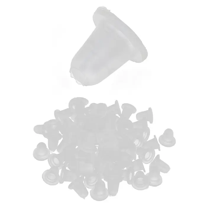 100 pezzi monouso tazze di inchiostro per tatuaggi in silicone microblading pigmenti per trucco permanente