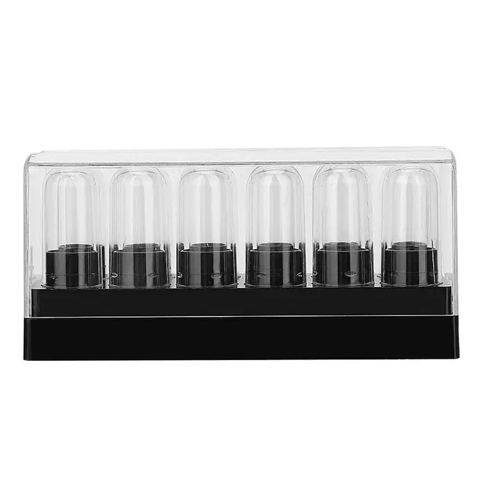 12 pezzi Tubetto campione rossetto in plastica Mini balsamo labbra Tubetto vuoto Strumento cosmetico fai da te