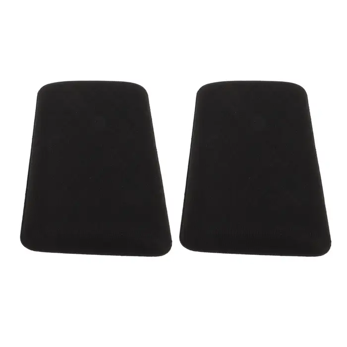 2 Pezzi Tappetini per Gambe Auto Spugna Morbida Universale Pad Ginocchio Gomito Console Centrale Automobile Nero