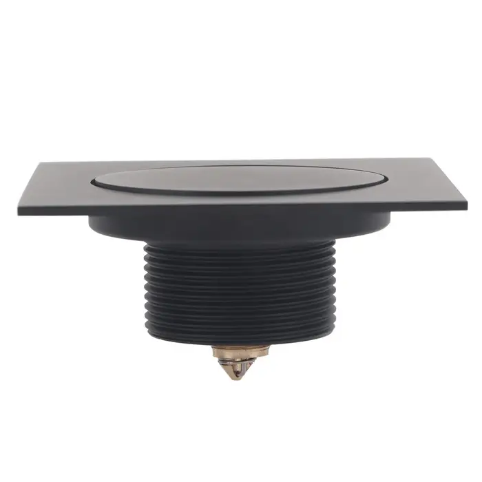 Filtro per Scarico a Pavimento Tipo Pop-Up per Bagno Doccia WC Drenaggio Rapido Quadrato Anti-Trabocco