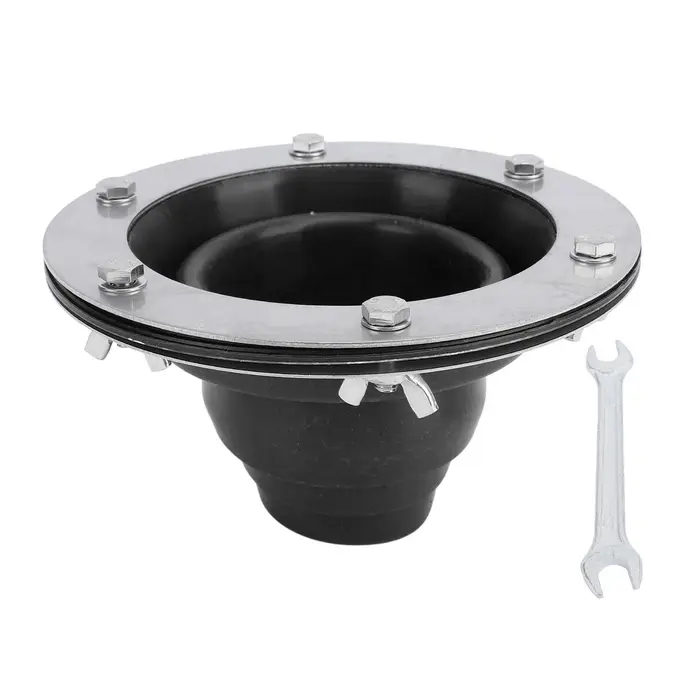 Kit di supporto per stufa da tenda, tubo in silicone ad alta temperatura, kit di raccordo per tetto, compatibile con tripla parete nero