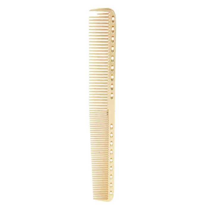 Pettine per Capelli Professionale Alluminio Spaziale Acciaio Inossidabile Pettine Antistatico Strumenti di Bellezza Argento