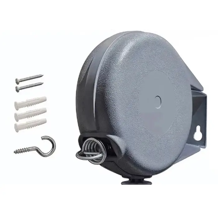 Stendibiancheria Retrattile Lunghezza 49,2 piedi Portata 30 libbre Stendibiancheria da Parete Monofilo