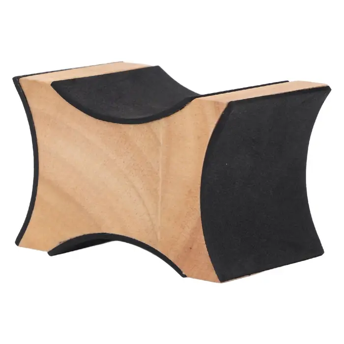 Supporto per Manico Chitarra 2 Altezze Supporto in Legno Massello Cuscino in Spugna Morbida Cuscino Supporto per Manico Chitarra per