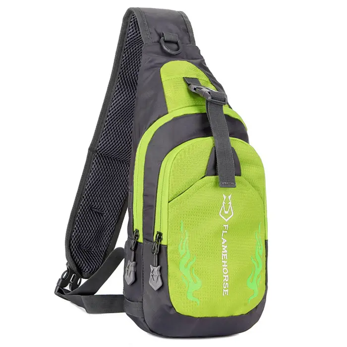 TOMTOP JMS Zaino a tracolla da uomo, borsa a tracolla, borsa a tracolla, borsa da viaggio, sport, palestra, zaino da giorno verde