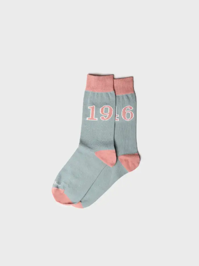 TONI PONS Calzini unisex stampati in cotone in Blu - QUEL-TP