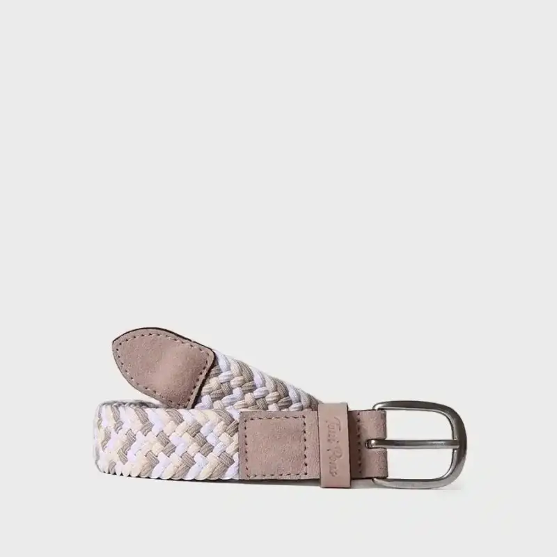 TONI PONS Cintura da donna in tessuto e pelle CRUDO
