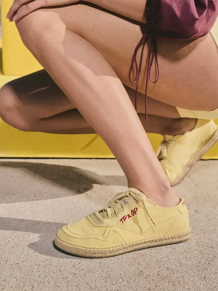 TONI PONS Espadrilla unisex scalza con lacci | 080JUTE BANANA