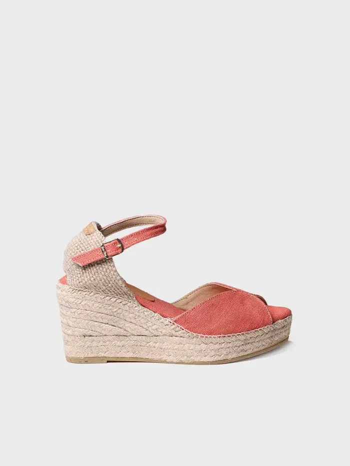 Toni Pons Espadrillas con zeppa e fibbia in Tegola - LUA-NT MATTONE