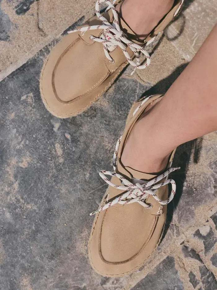 TONI PONS Espadrillas unisex barefoot con lacci | 026JUTE SAND