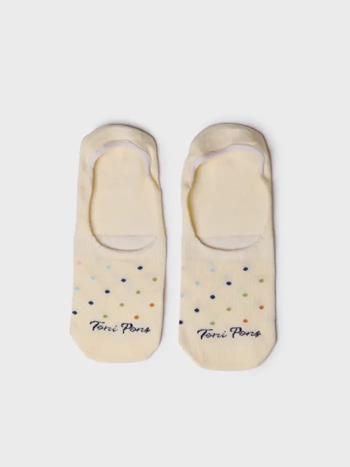 TONI PONS Pinkies unisex a pois ECRÙ