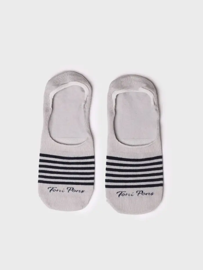 TONI PONS Pinkies unisex a righe GRIGIO