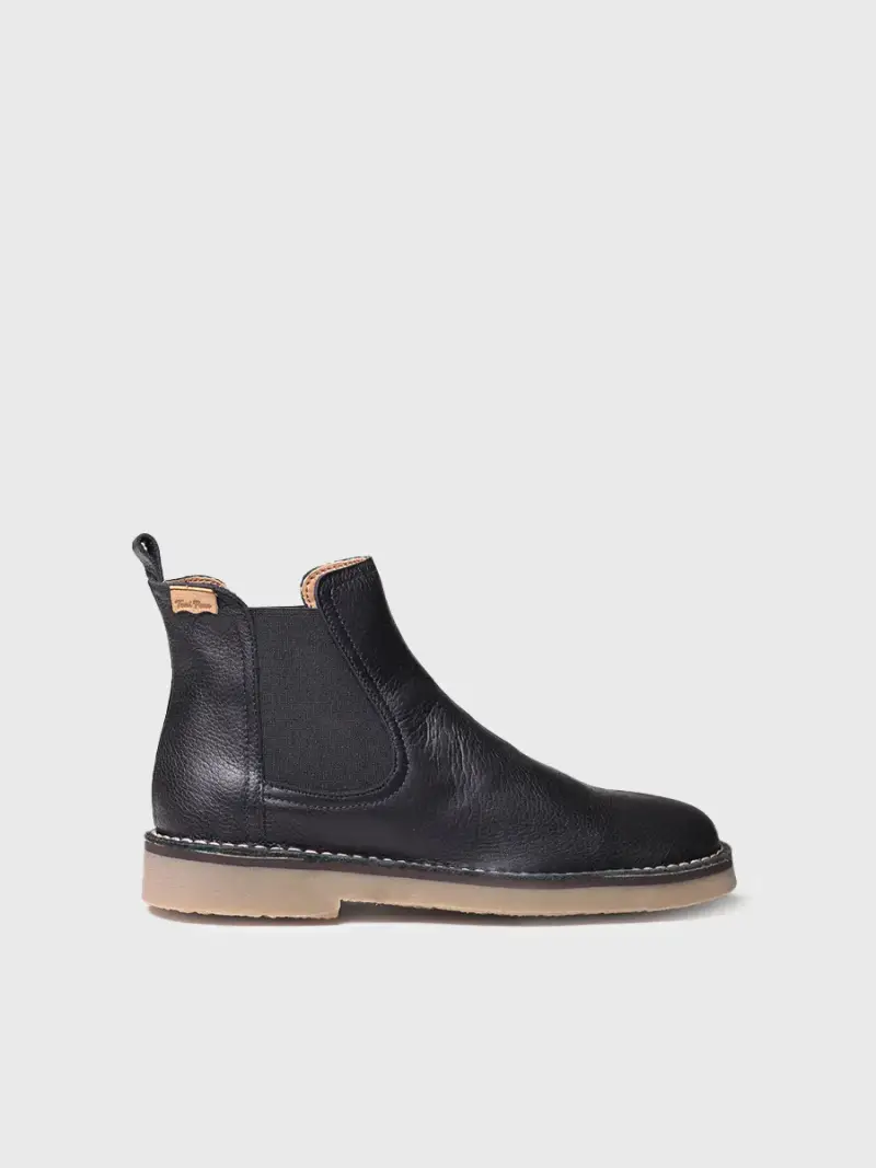 TONI PONS Stivaletti da donna in pelle NERO