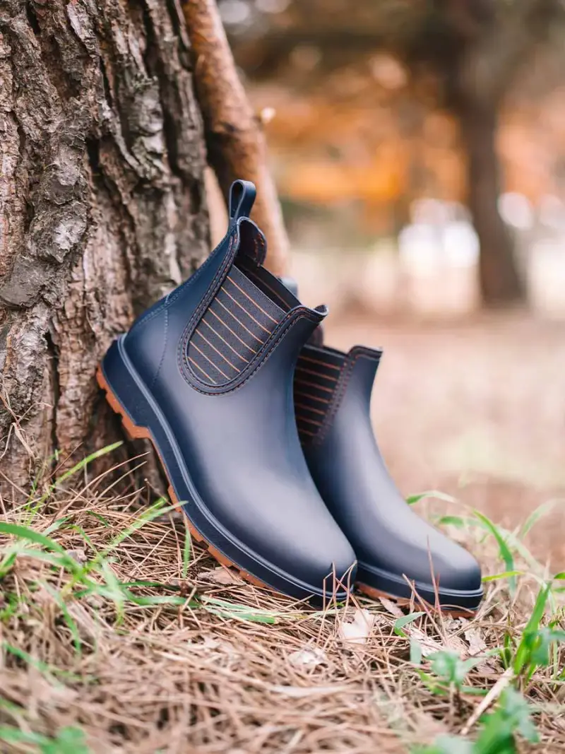 TONI PONS Stivaletti da pioggia da uomo in gomma con elastici MARINO