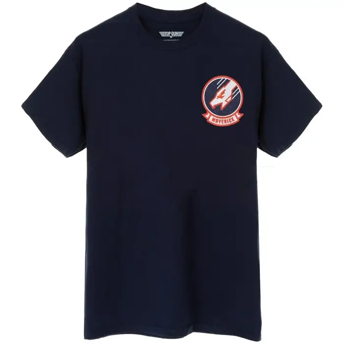 T-shirt Top Gun NS7156 Blu