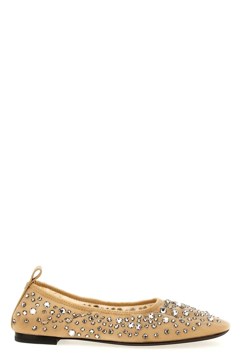 TORY BURCH Ballerina Crystal Beige