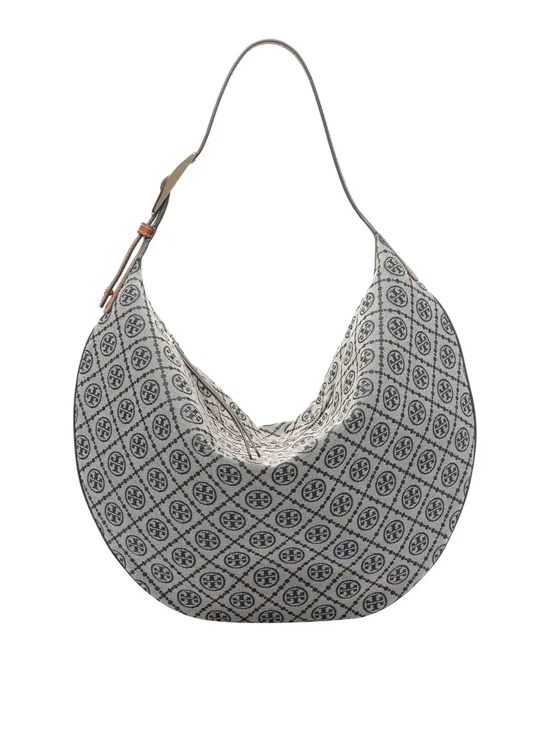 Tory Burch Borsa T Monogram Balloon Blu