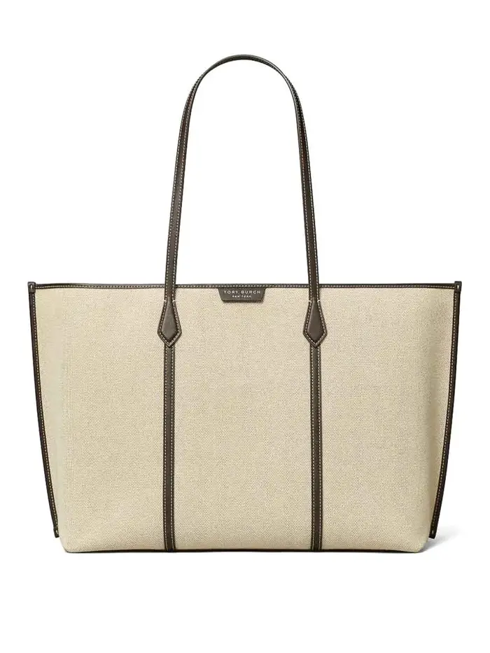 Tory Burch Borsa tote in tela Perry Color Carne E Neutri
