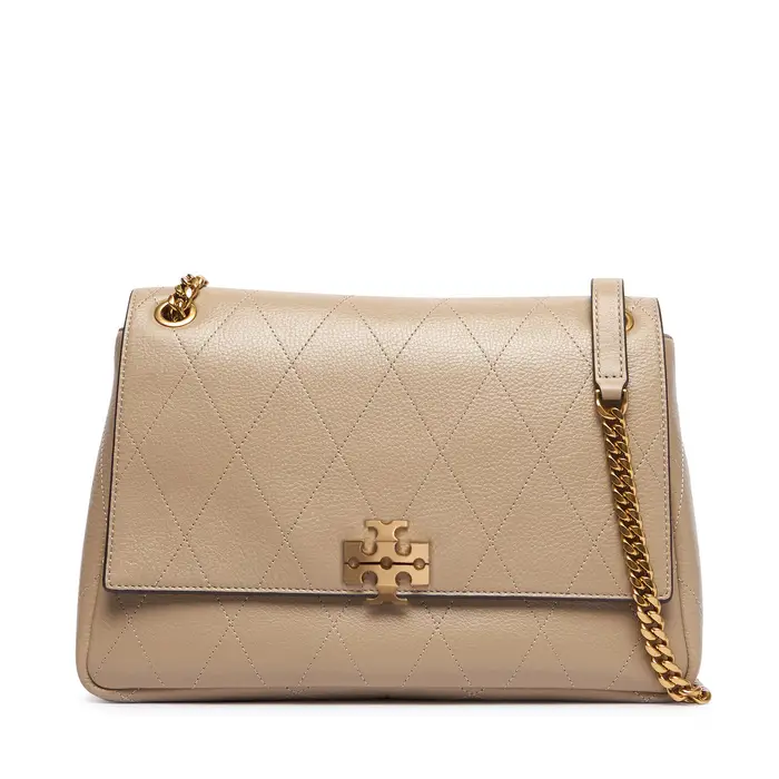 Tory Burch Borsetta Charlie Quilted Shoulder Bag 185828 Crema