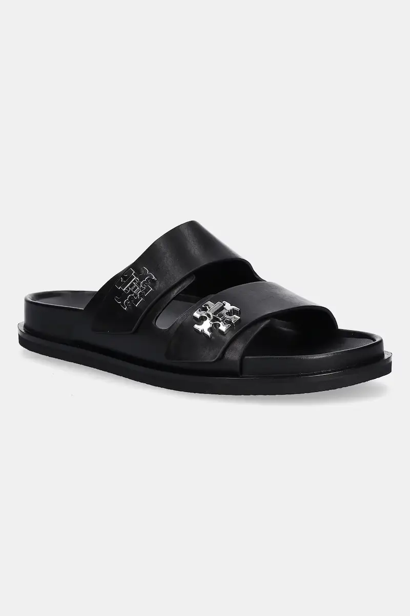 TORY BURCH infradito in pelle T Lock Sport Slide donna colore nero 175640-006
