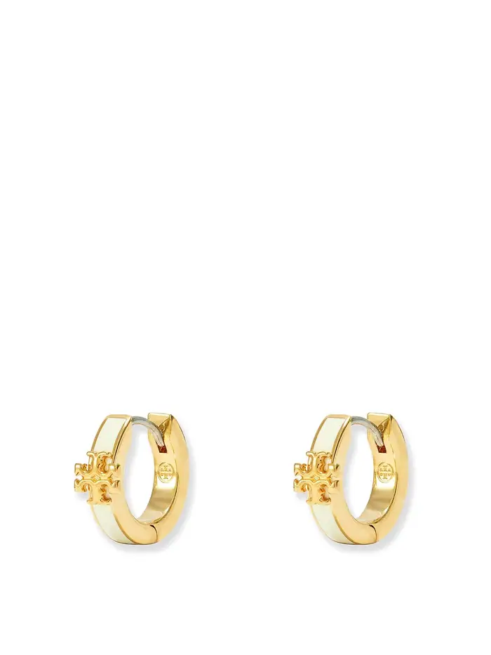 Tory Burch Orecchini Kira Huggie In Ottone Oro