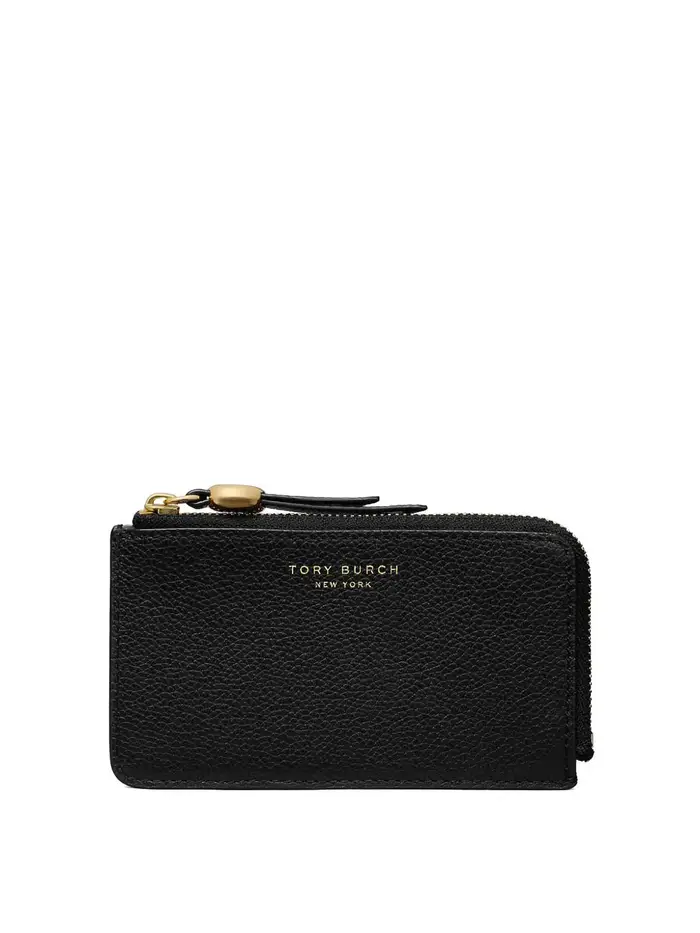 Tory Burch Porta carte in pelle Romy Nero