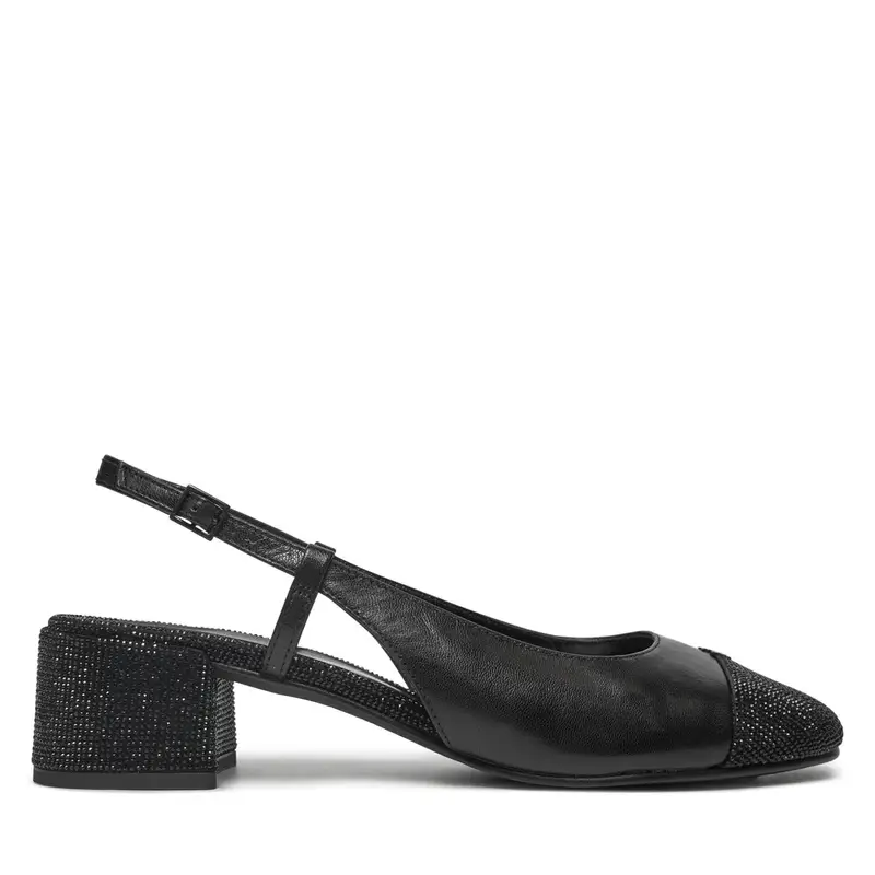 Tory Burch Sandali Cap-Toe Pave Singback Pump 160256 Nero