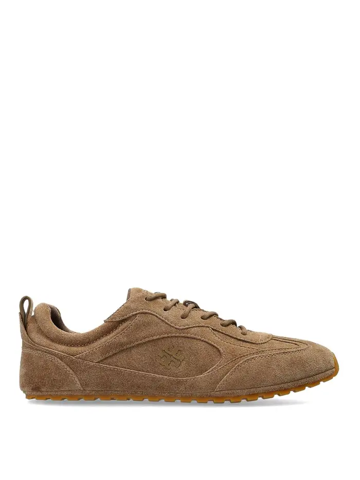 Tory Burch Scneaker in pelle da campo Grigio