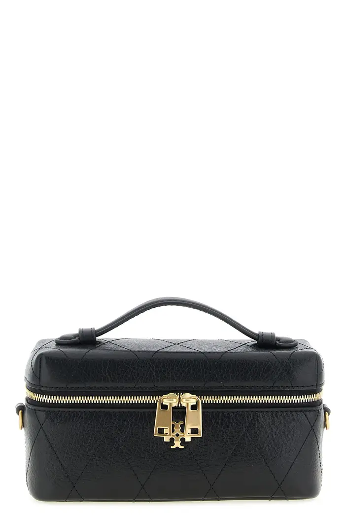 TORY BURCH Tracolla Vanity Case Charlie Nero