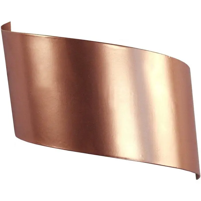 Tosel Applique Applique cuadrado metallo rame Oro