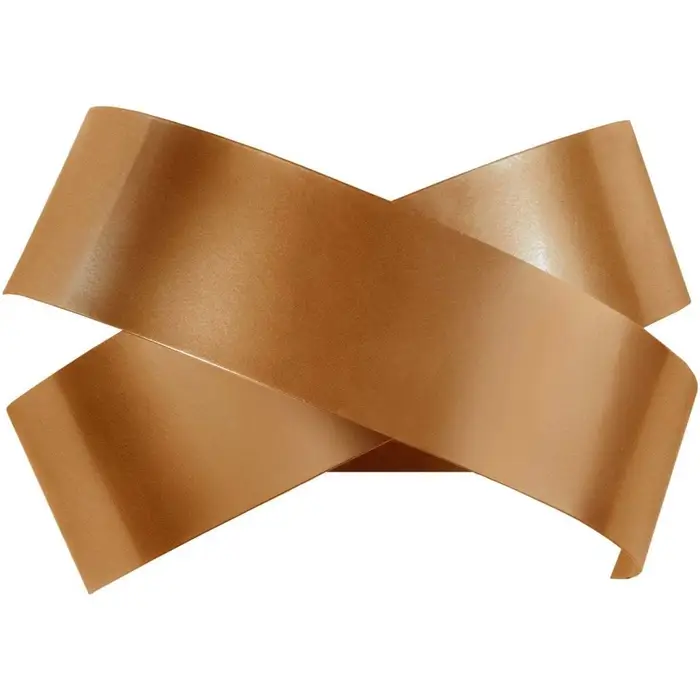 Tosel Applique Applique rettangolare metallo rame Oro