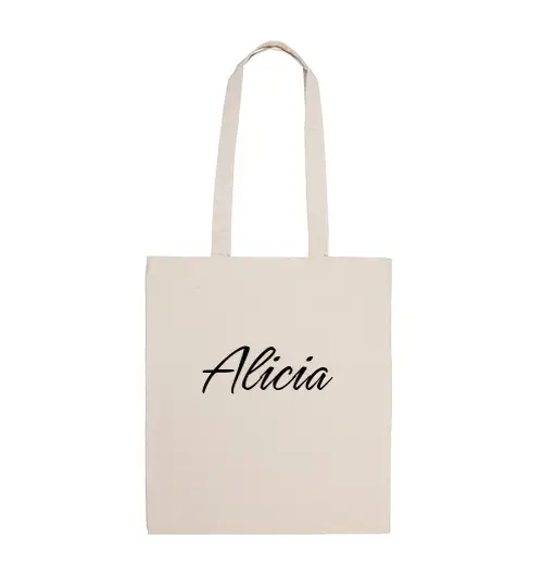 BO borsa stampe con nome personalizzato