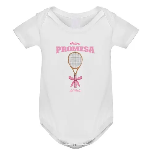 Tostadora Body neonato body bebe per le future promesse del tennis