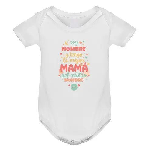 Body neonato body neonato personalizzato - ho la migliore mamma del mondo