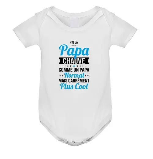 Tostadora Body neonato ho un papà calvo trendy