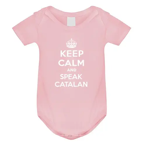 Body neonato keep calm and parlare catalano