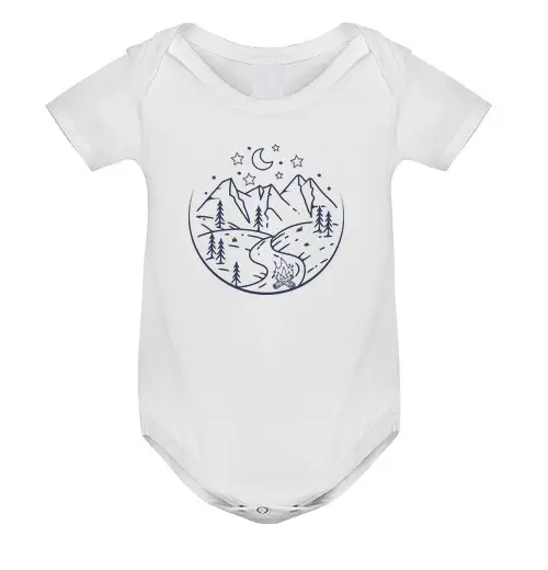 Tostadora Body neonato pin notturno montagne che