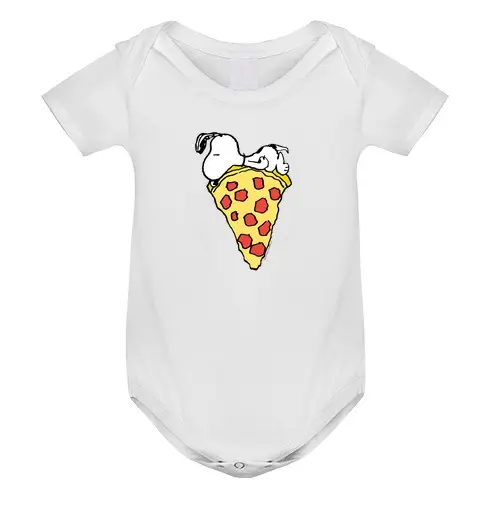 Body neonato snoopy casa è pizza vintage