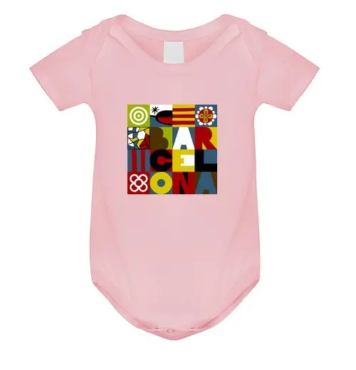 Body neonato souvenir di Barcellona
