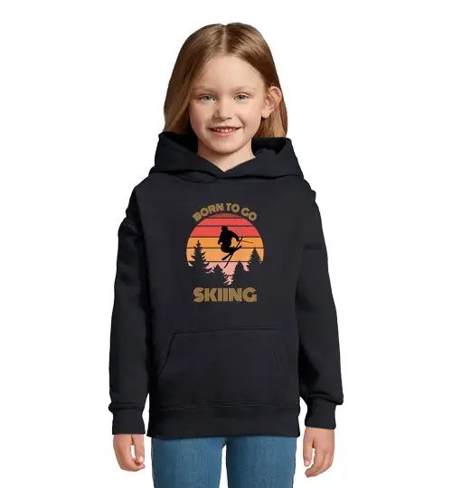 Tostadora Felpa per bambini con cappuccio amante dello sci
