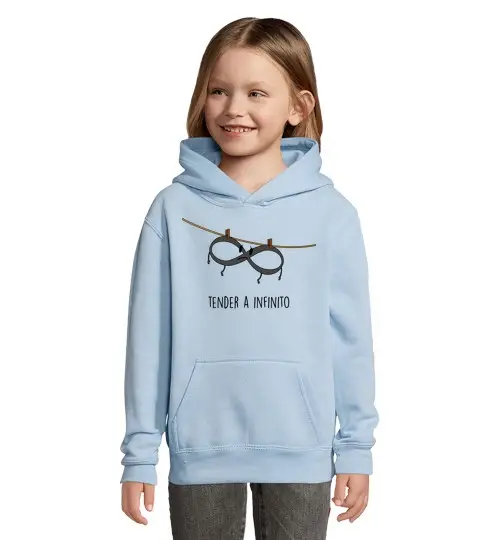 Tostadora Felpa per bambini con cappuccio tendono all39infinito